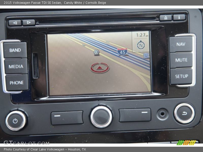 Candy White / Cornsilk Beige 2015 Volkswagen Passat TDI SE Sedan