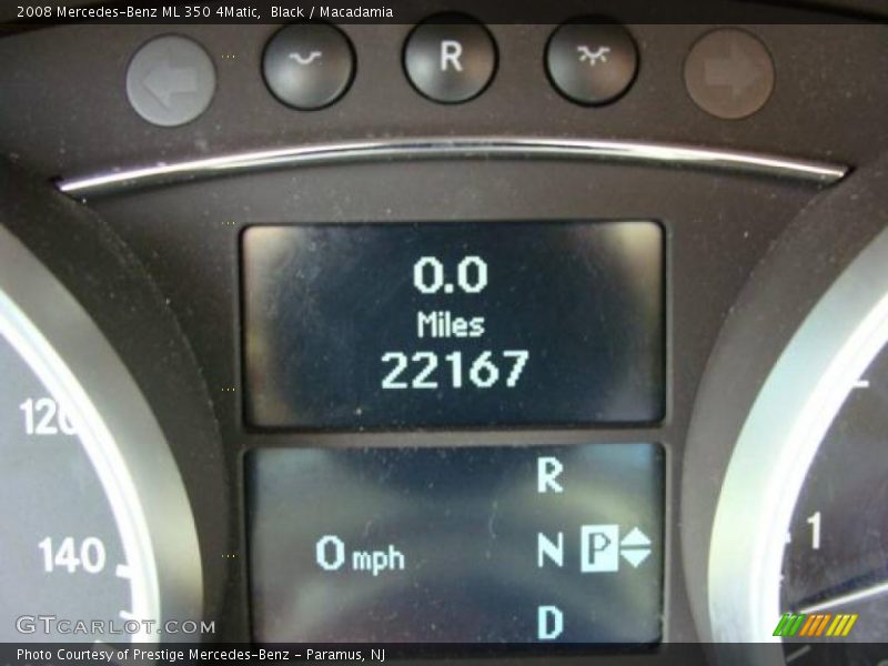 Black / Macadamia 2008 Mercedes-Benz ML 350 4Matic