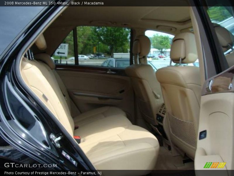 Black / Macadamia 2008 Mercedes-Benz ML 350 4Matic