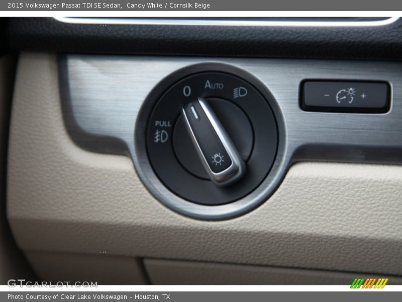 Candy White / Cornsilk Beige 2015 Volkswagen Passat TDI SE Sedan