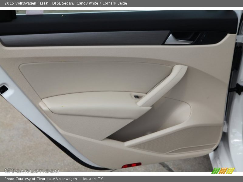 Candy White / Cornsilk Beige 2015 Volkswagen Passat TDI SE Sedan
