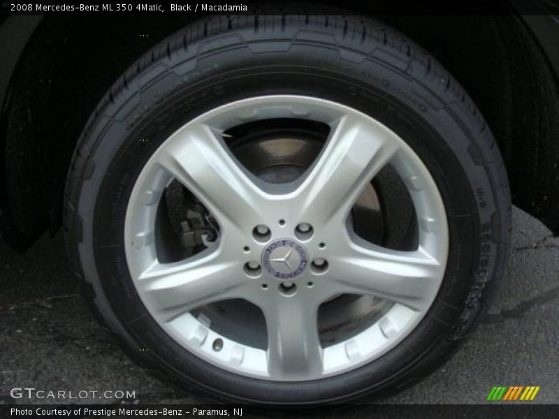 Black / Macadamia 2008 Mercedes-Benz ML 350 4Matic