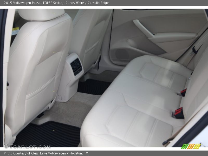 Candy White / Cornsilk Beige 2015 Volkswagen Passat TDI SE Sedan