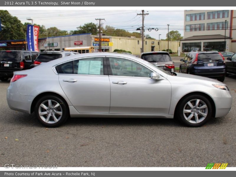Silver Moon / Ebony 2012 Acura TL 3.5 Technology