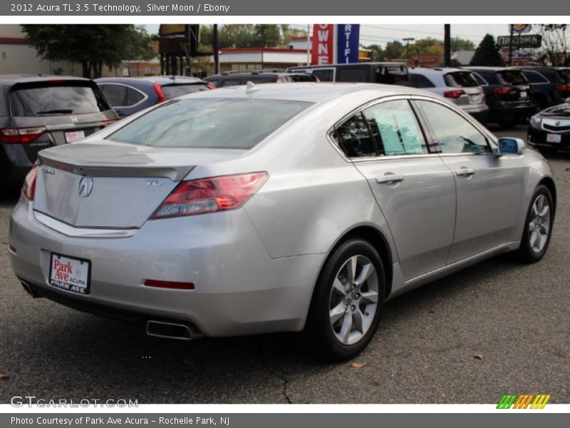 Silver Moon / Ebony 2012 Acura TL 3.5 Technology