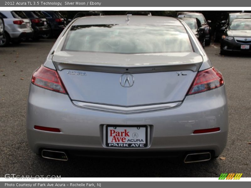Silver Moon / Ebony 2012 Acura TL 3.5 Technology