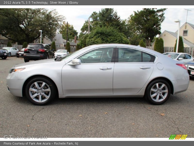 Silver Moon / Ebony 2012 Acura TL 3.5 Technology
