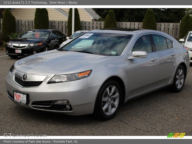 Silver Moon / Ebony 2012 Acura TL 3.5 Technology