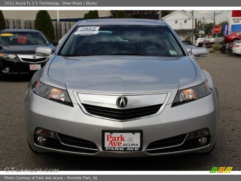 Silver Moon / Ebony 2012 Acura TL 3.5 Technology