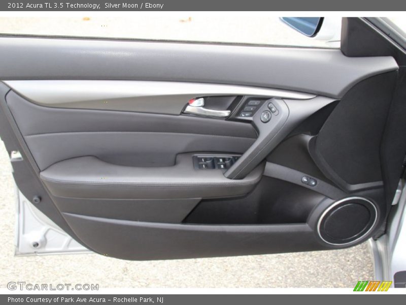 Silver Moon / Ebony 2012 Acura TL 3.5 Technology