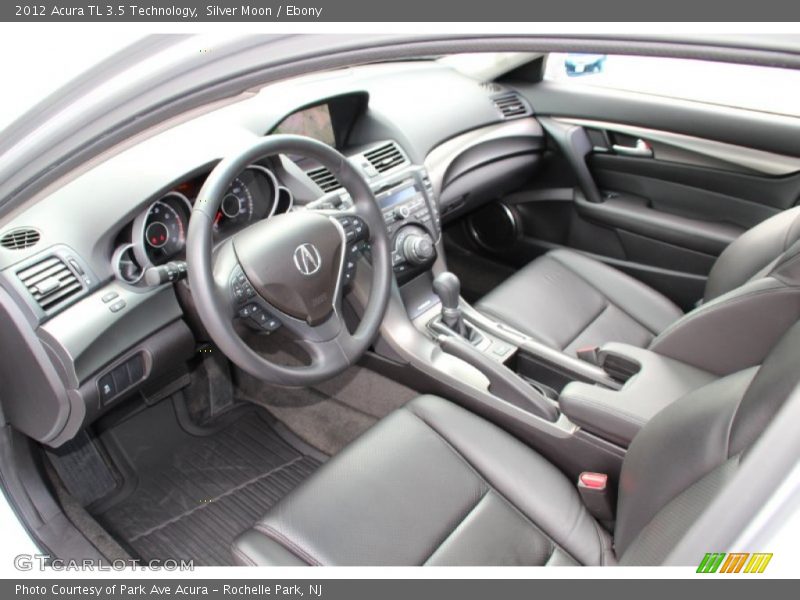 Silver Moon / Ebony 2012 Acura TL 3.5 Technology