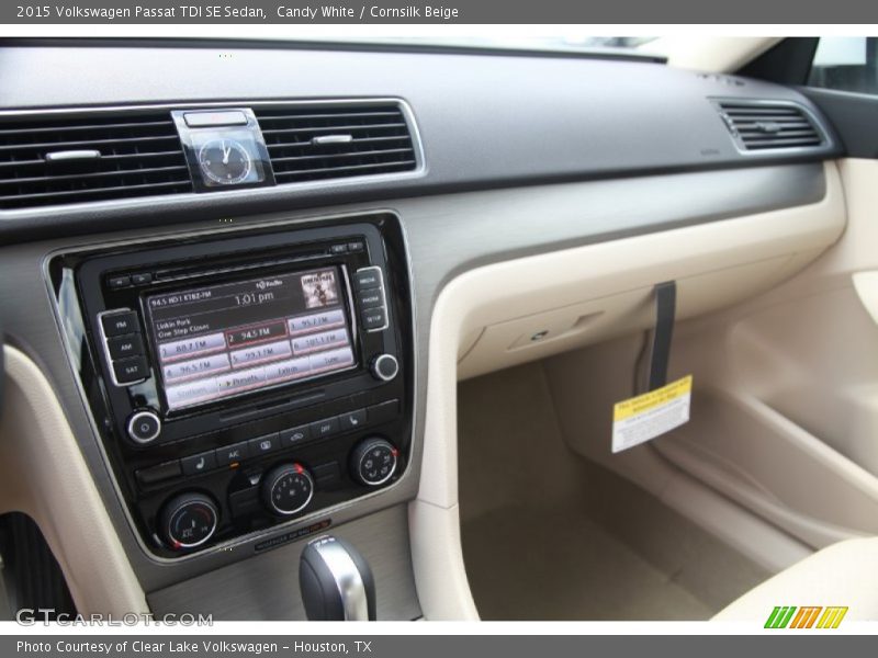 Candy White / Cornsilk Beige 2015 Volkswagen Passat TDI SE Sedan