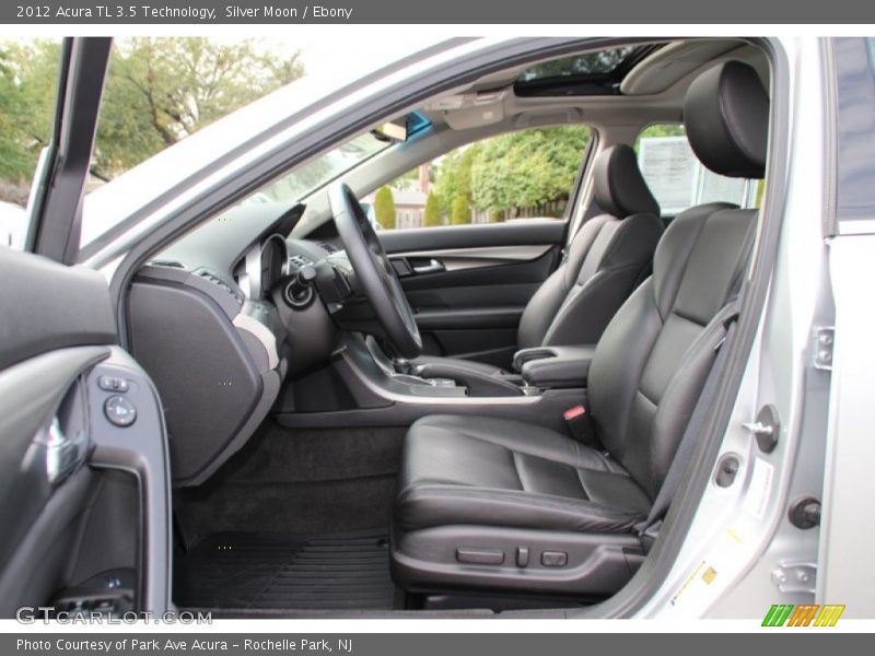 Silver Moon / Ebony 2012 Acura TL 3.5 Technology