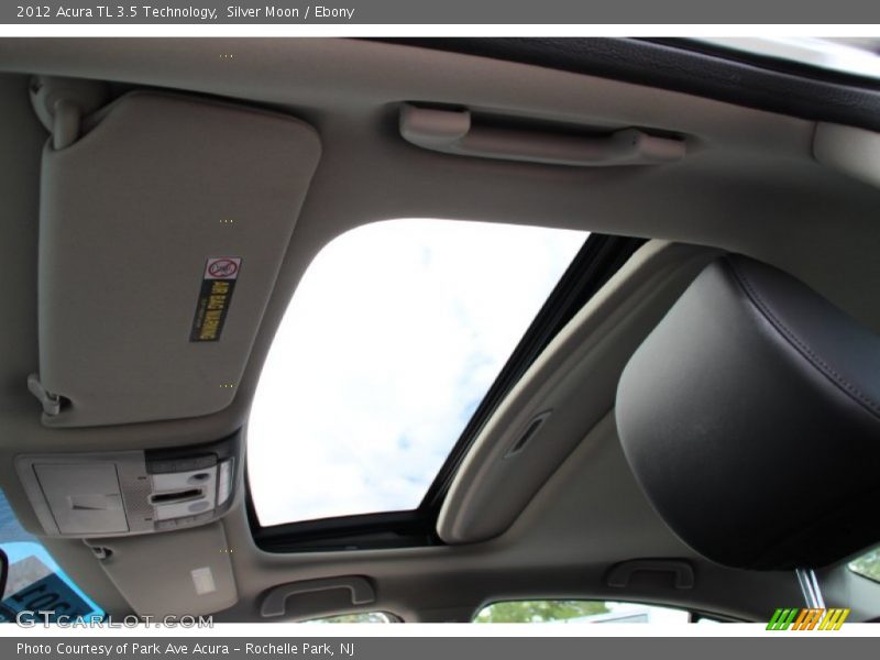 Silver Moon / Ebony 2012 Acura TL 3.5 Technology