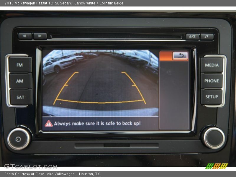 Candy White / Cornsilk Beige 2015 Volkswagen Passat TDI SE Sedan