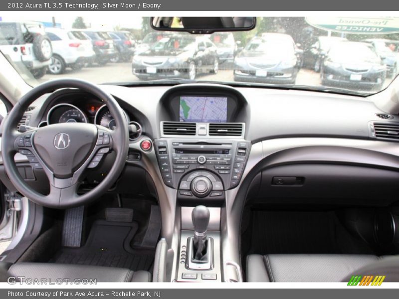 Silver Moon / Ebony 2012 Acura TL 3.5 Technology