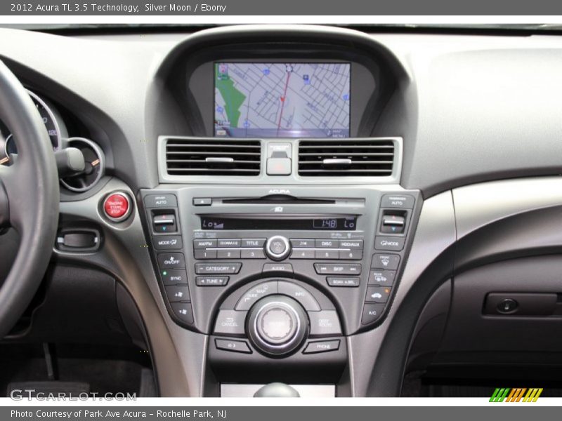 Silver Moon / Ebony 2012 Acura TL 3.5 Technology