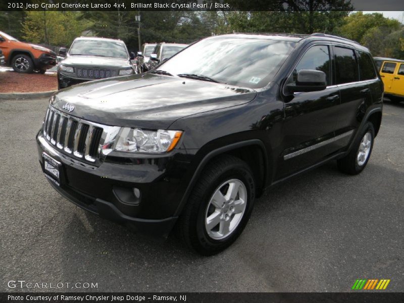 Brilliant Black Crystal Pearl / Black 2012 Jeep Grand Cherokee Laredo 4x4