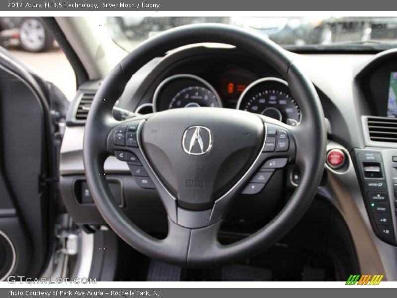 Silver Moon / Ebony 2012 Acura TL 3.5 Technology