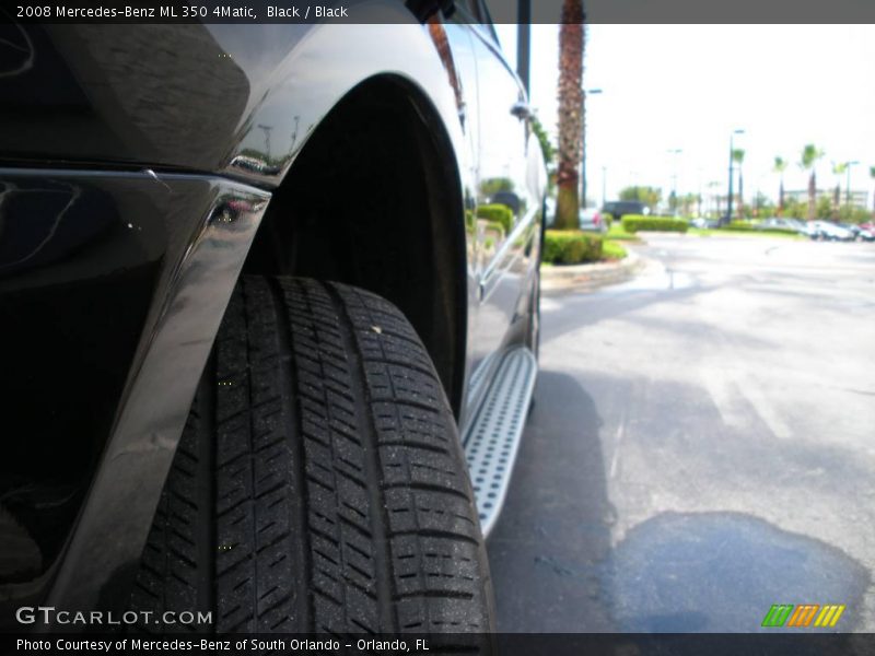 Black / Black 2008 Mercedes-Benz ML 350 4Matic