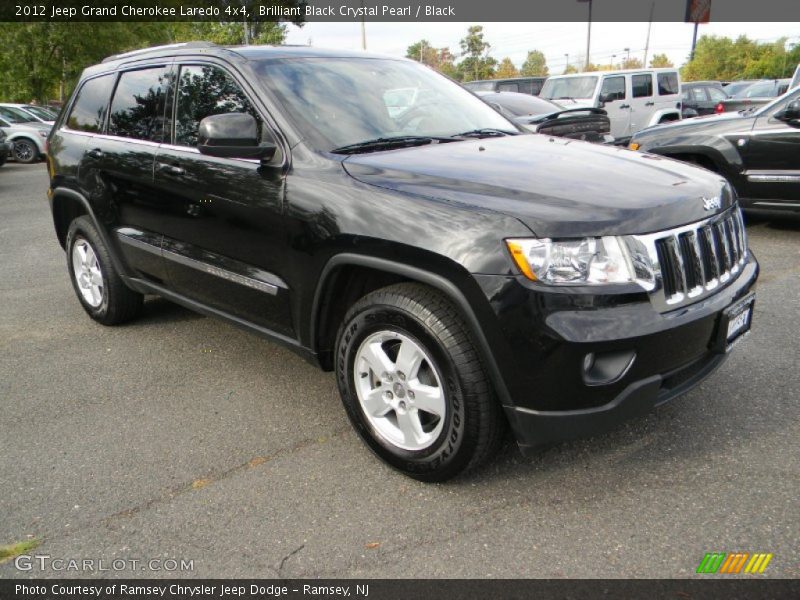 Brilliant Black Crystal Pearl / Black 2012 Jeep Grand Cherokee Laredo 4x4