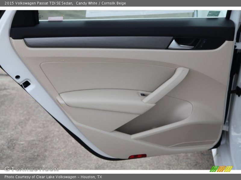 Candy White / Cornsilk Beige 2015 Volkswagen Passat TDI SE Sedan