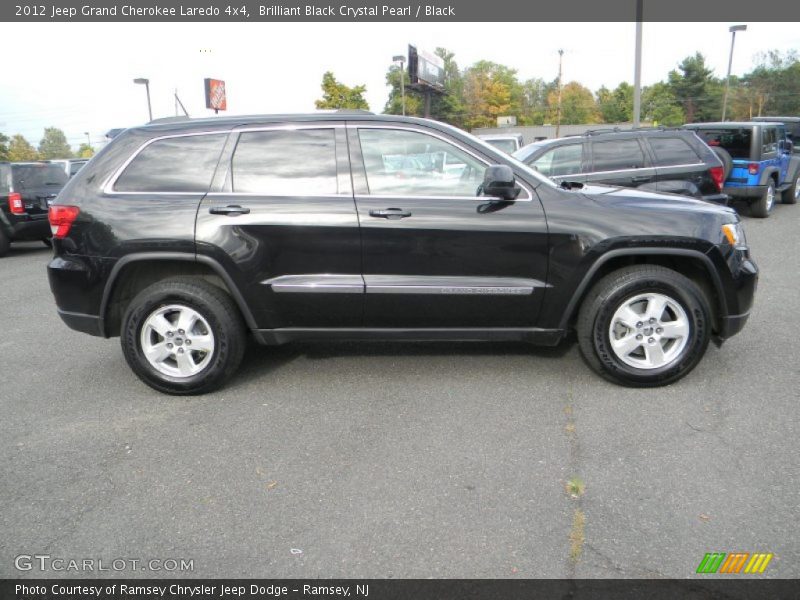 Brilliant Black Crystal Pearl / Black 2012 Jeep Grand Cherokee Laredo 4x4