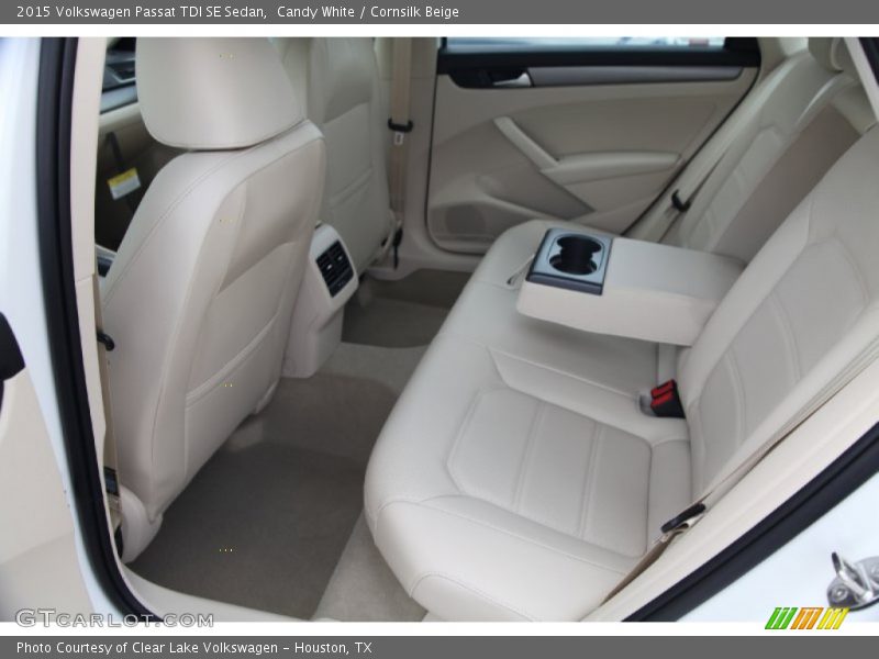 Candy White / Cornsilk Beige 2015 Volkswagen Passat TDI SE Sedan