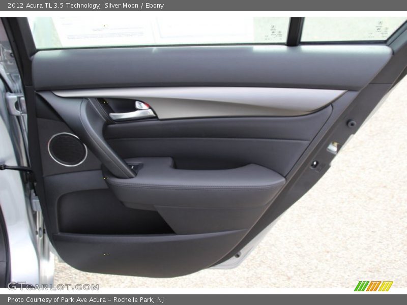 Silver Moon / Ebony 2012 Acura TL 3.5 Technology