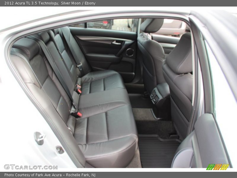Silver Moon / Ebony 2012 Acura TL 3.5 Technology