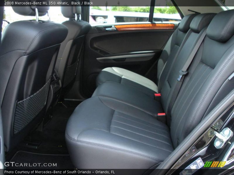 Black / Black 2008 Mercedes-Benz ML 350 4Matic
