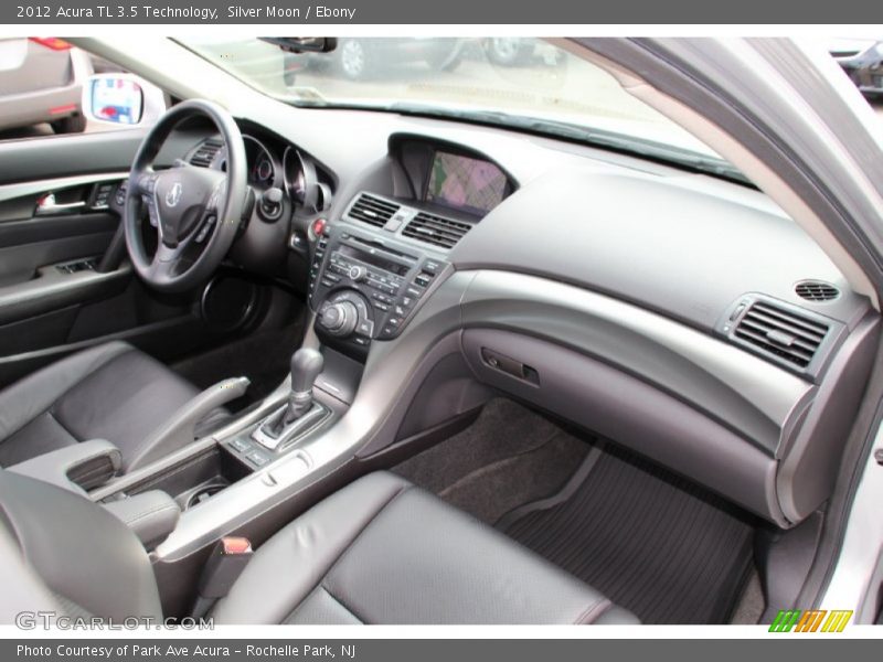 Silver Moon / Ebony 2012 Acura TL 3.5 Technology