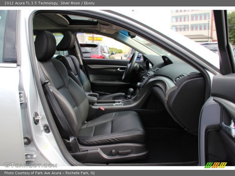 Silver Moon / Ebony 2012 Acura TL 3.5 Technology