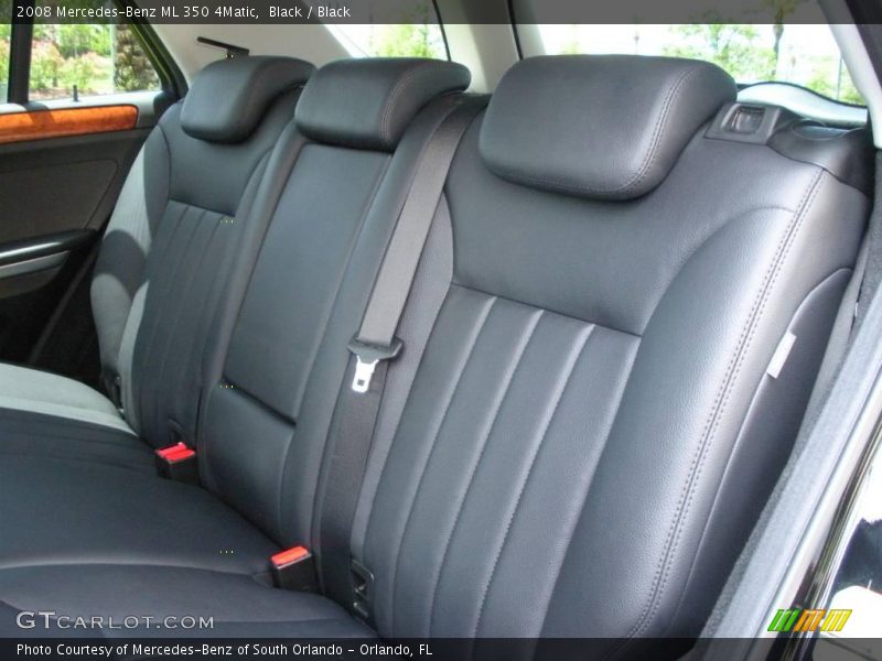 Black / Black 2008 Mercedes-Benz ML 350 4Matic