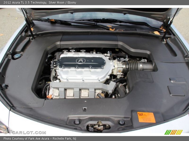 Silver Moon / Ebony 2012 Acura TL 3.5 Technology