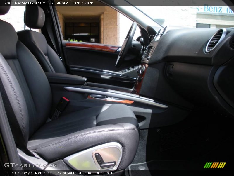 Black / Black 2008 Mercedes-Benz ML 350 4Matic