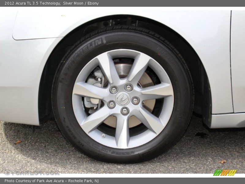 Silver Moon / Ebony 2012 Acura TL 3.5 Technology