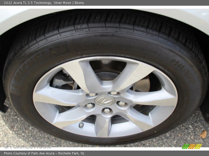 Silver Moon / Ebony 2012 Acura TL 3.5 Technology