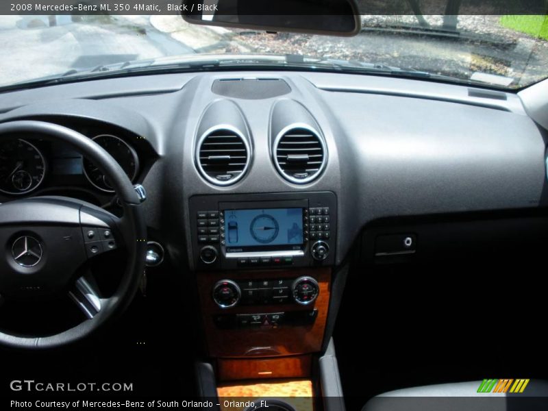 Black / Black 2008 Mercedes-Benz ML 350 4Matic