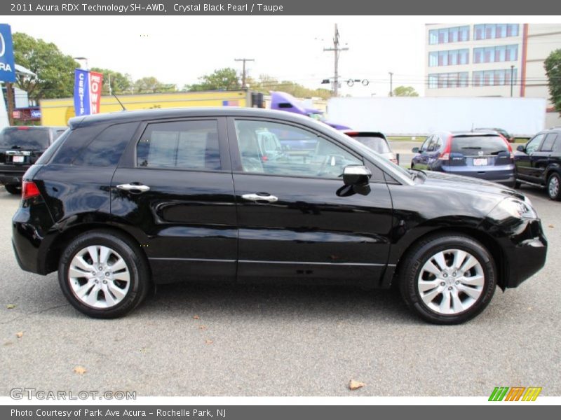 Crystal Black Pearl / Taupe 2011 Acura RDX Technology SH-AWD