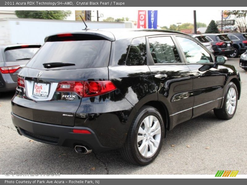 Crystal Black Pearl / Taupe 2011 Acura RDX Technology SH-AWD