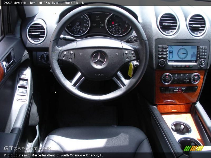 Black / Black 2008 Mercedes-Benz ML 350 4Matic
