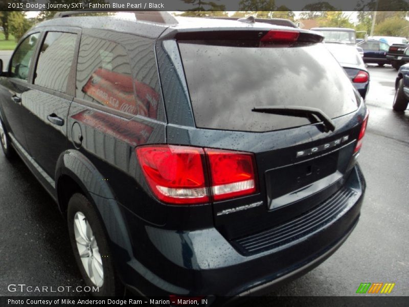Fathom Blue Pearl / Black 2015 Dodge Journey SXT