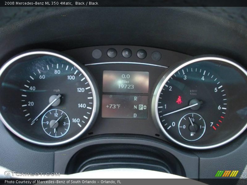 Black / Black 2008 Mercedes-Benz ML 350 4Matic