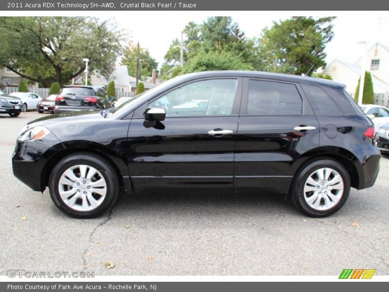 Crystal Black Pearl / Taupe 2011 Acura RDX Technology SH-AWD