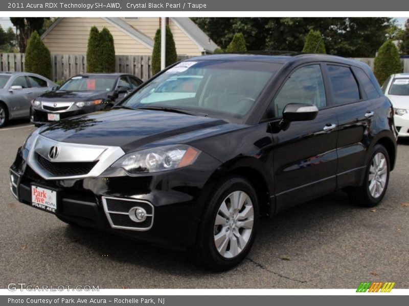 Crystal Black Pearl / Taupe 2011 Acura RDX Technology SH-AWD