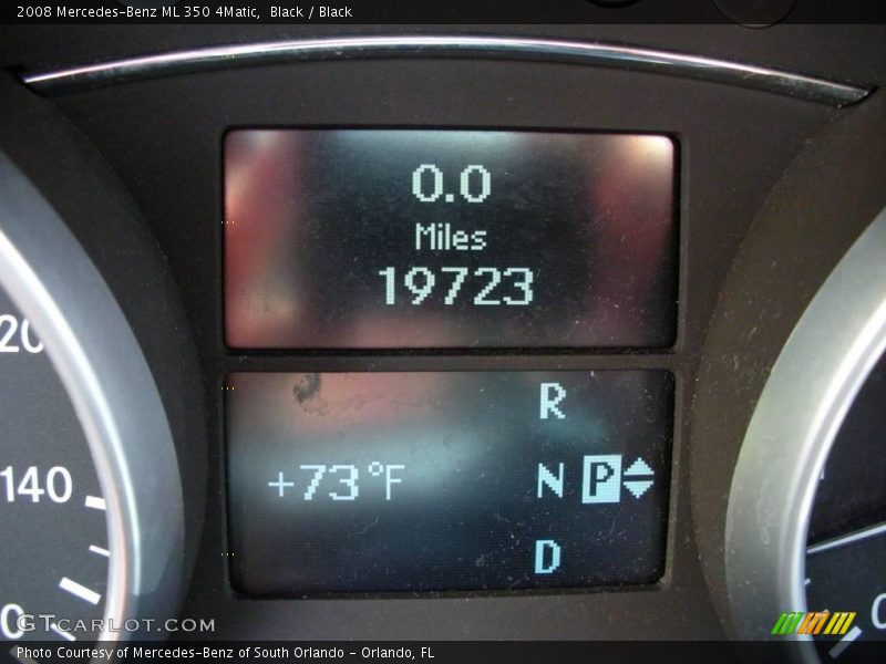 Black / Black 2008 Mercedes-Benz ML 350 4Matic