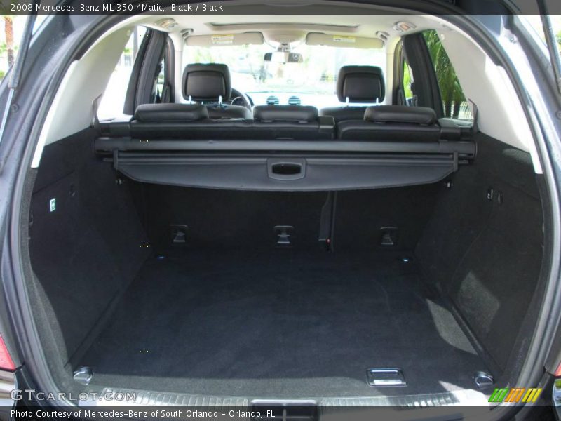 Black / Black 2008 Mercedes-Benz ML 350 4Matic