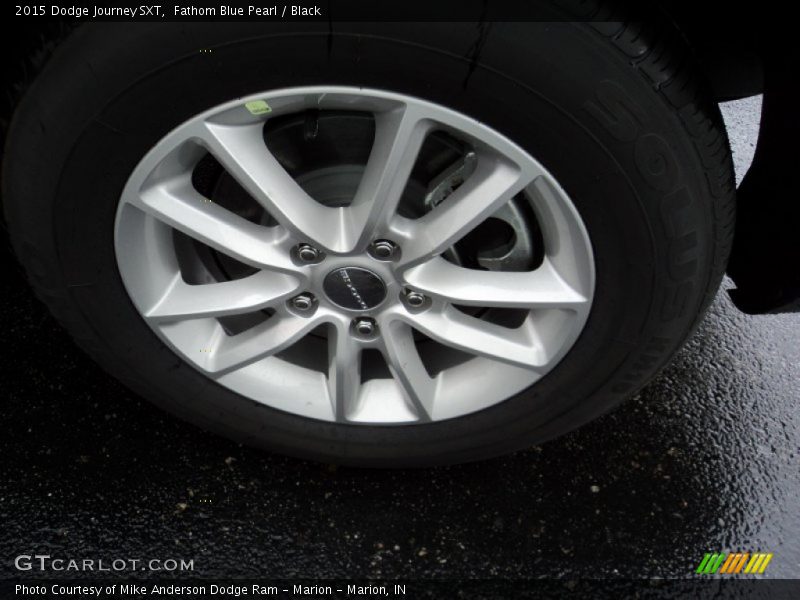Fathom Blue Pearl / Black 2015 Dodge Journey SXT