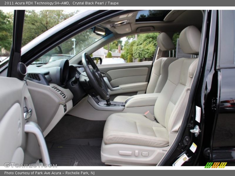 Crystal Black Pearl / Taupe 2011 Acura RDX Technology SH-AWD